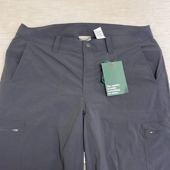 L.L.BEAN MEN'S CRESTA HIKING DWR PANTS STANDARD FIT 35 x 32” Gray New with Tags